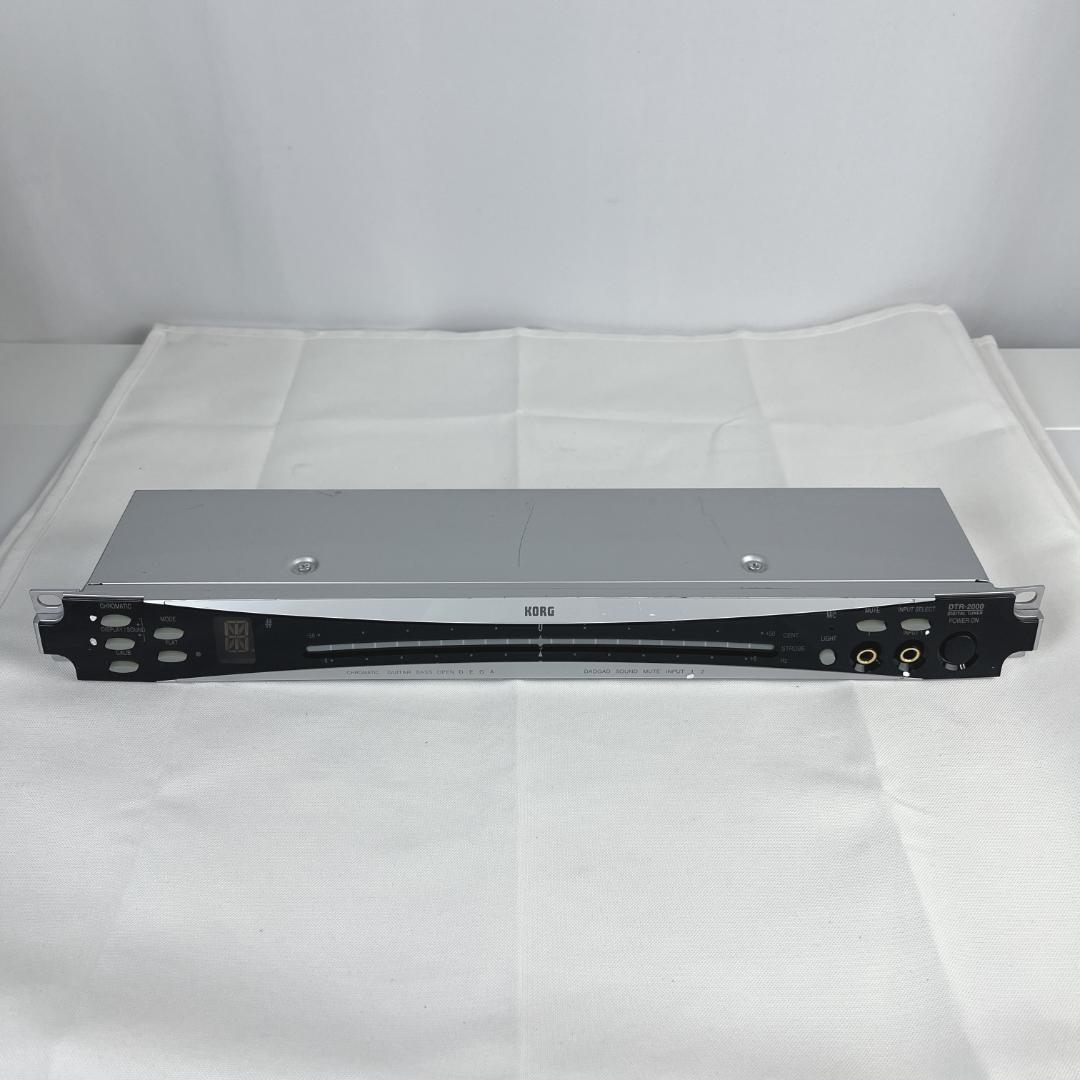 美品☘️　動作品　KORG DTR-2000 ラックマウントチューナー コルグ