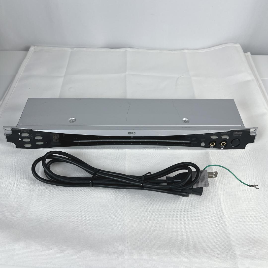 美品☘️　動作品　KORG DTR-2000 ラックマウントチューナー コルグ