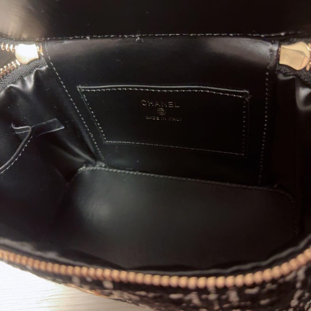 CHANEL ノベルティショルダーバッグ バニティ ツイード