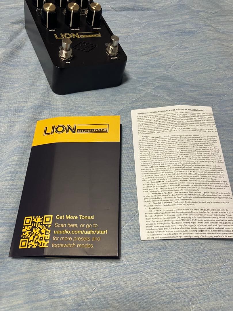 ギター UAFX LION 68 SUPER LEAD AMP