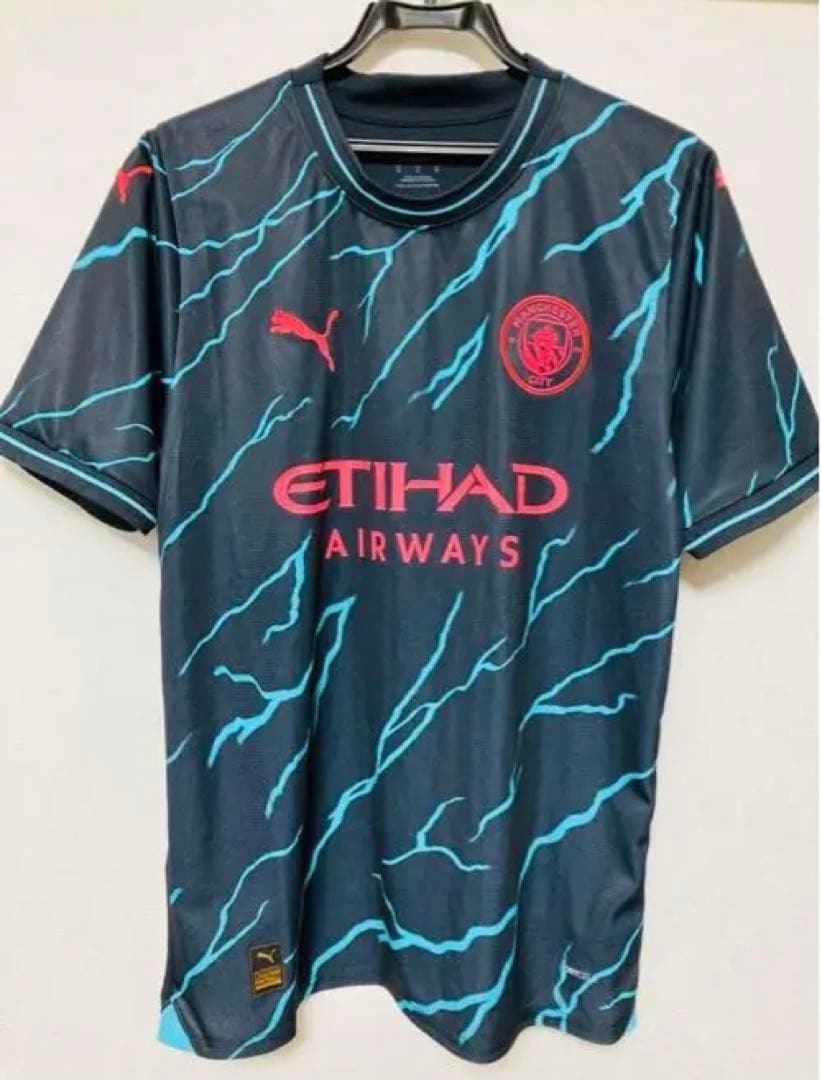 マンチェスターシティ3rdユニホーム　BlackEyePatch コラボ
