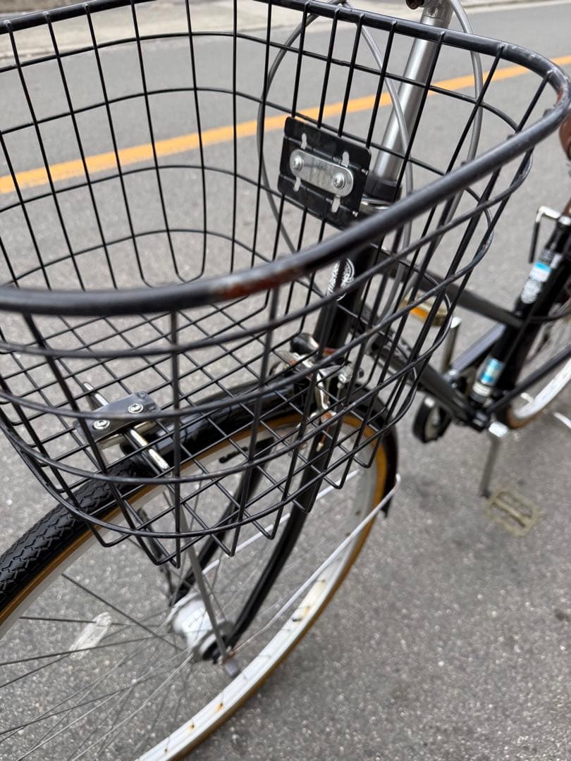 自転車 大阪市 【引取り限定】 美品 27インチ 変速付き