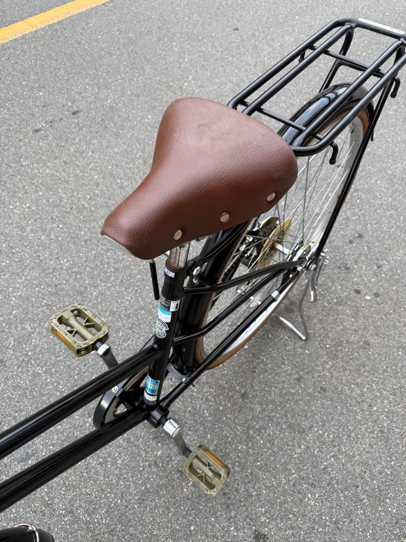 自転車 大阪市 【引取り限定】 美品 27インチ 変速付き