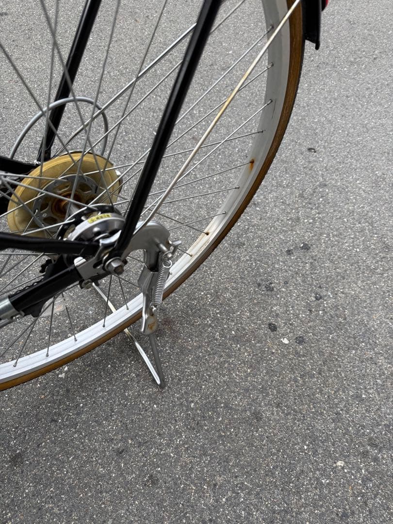 自転車 大阪市 【引取り限定】 美品 27インチ 変速付き