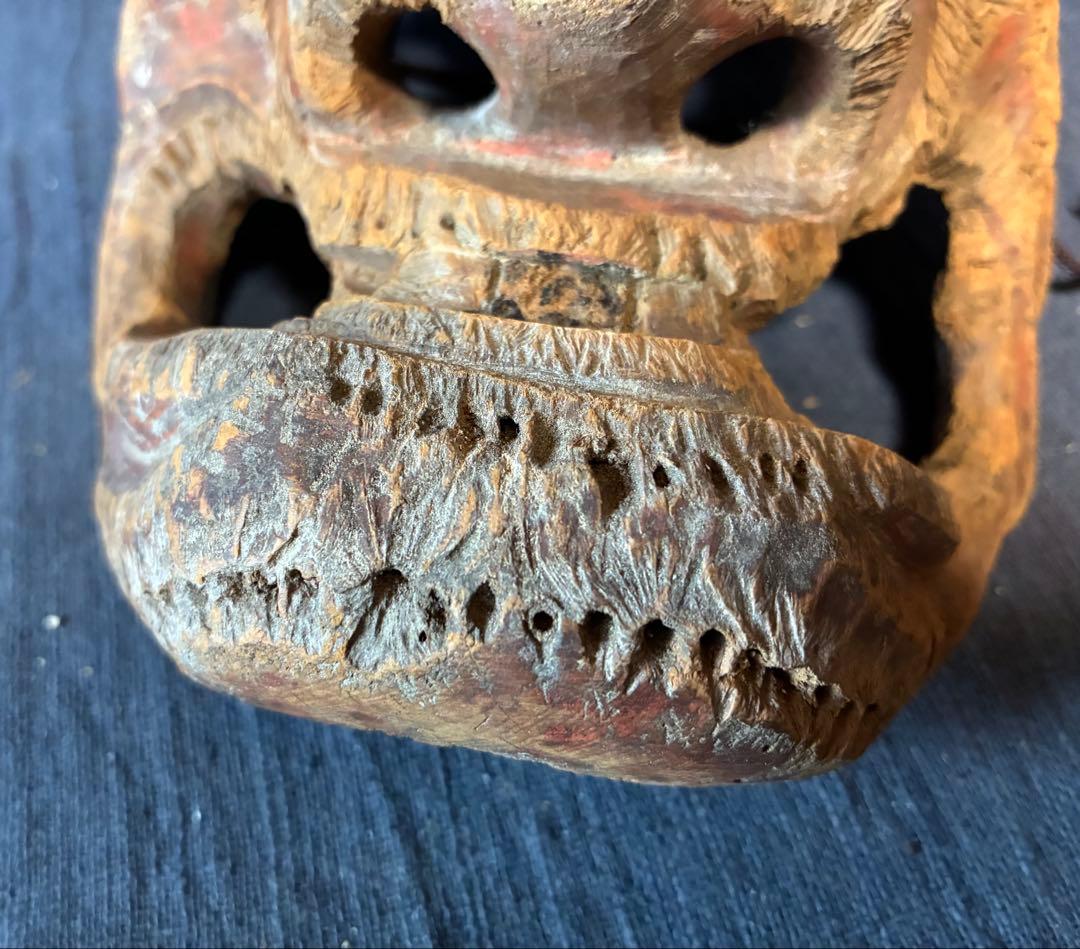 木彫面　翁面　室町から江戸時代