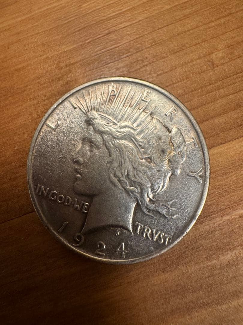 ★本物保証　アメリカピースダラー　3枚　極美品〜凖未使用