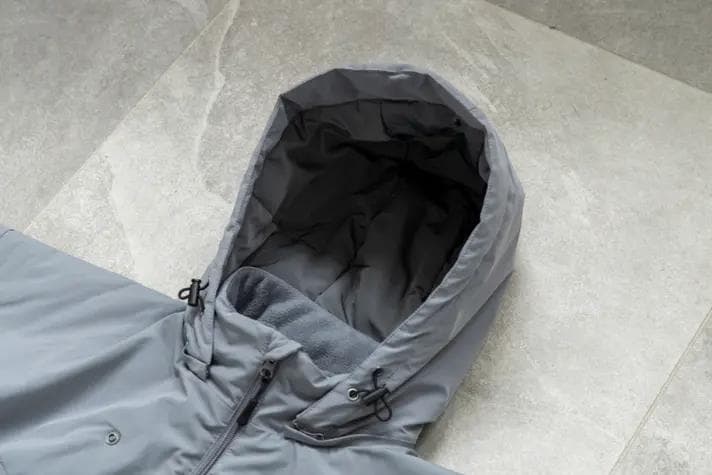 新品未使用　Momonga 着る寝袋 チャコールグレー ルームシューズセット