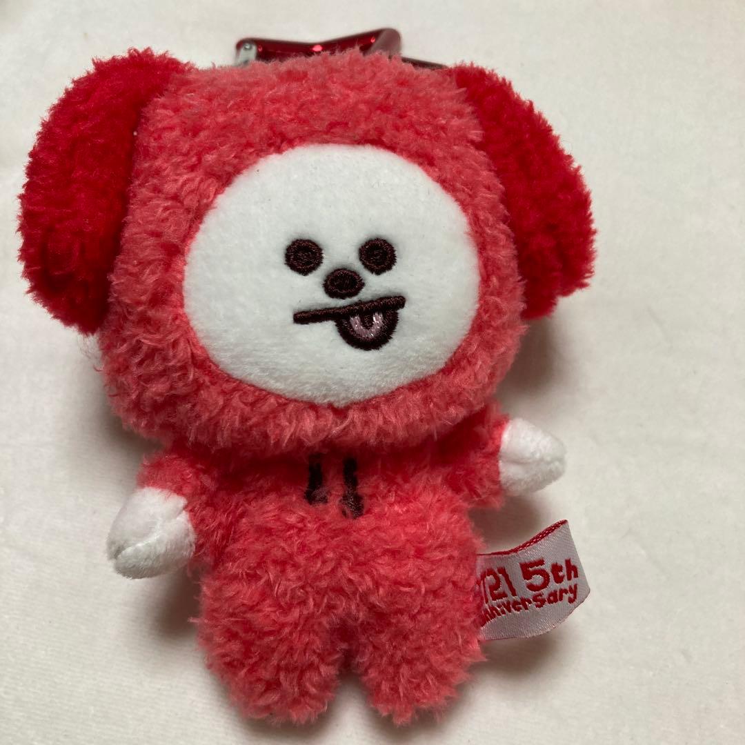 BT21 CHIMMY 5周年 レインボーカラーマスコット　７点セット　チミー