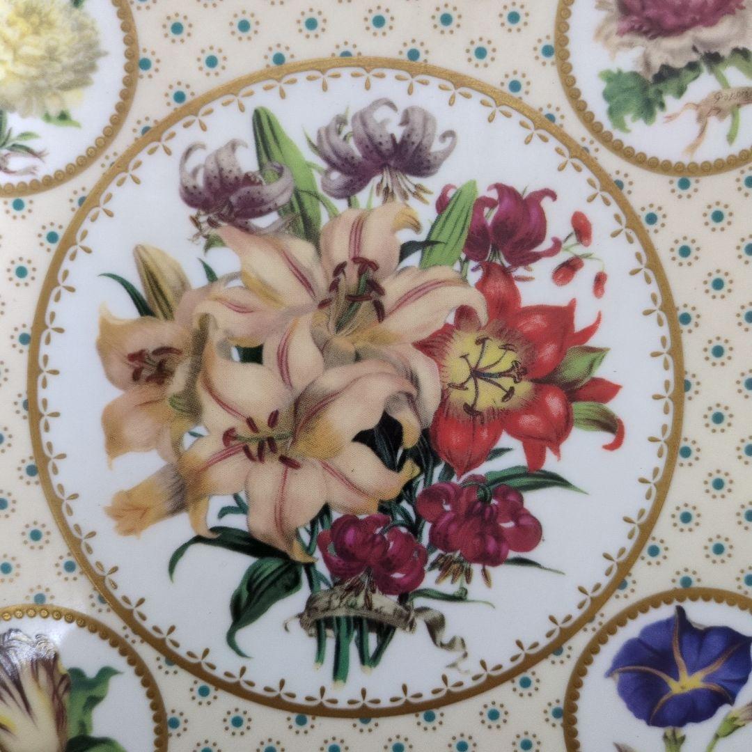 ウェッジウッド「フラワーブーケ」　　陶板　　額装