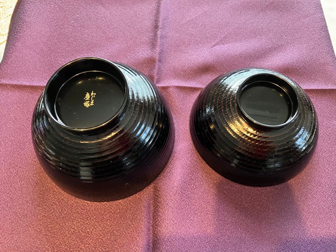 輪島塗　慶塚工房漆器 吸物椀 5客セット （新品未使用）