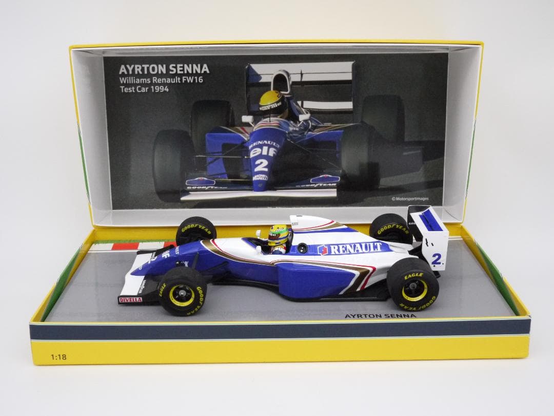 1/18 ウィリアムズ FW16 ポールリカール A.セナ（訳あり）