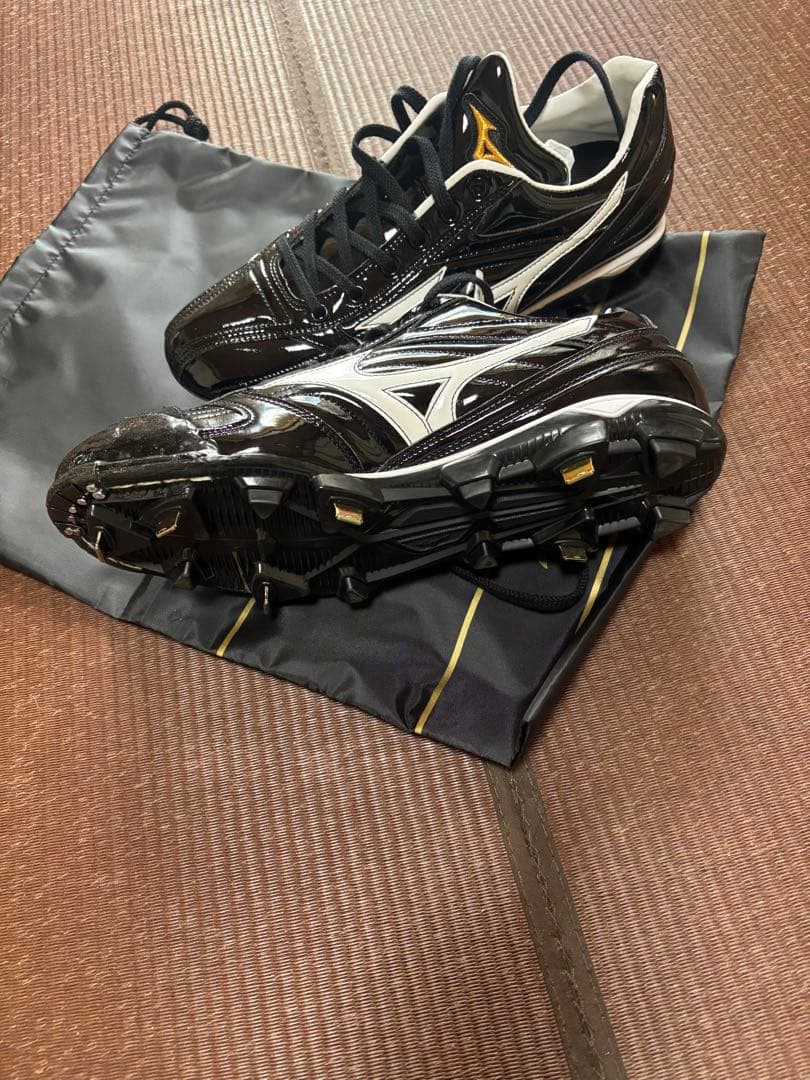 NNNtaro ミズノプロ　オーダースパイク 収納袋付き27.5