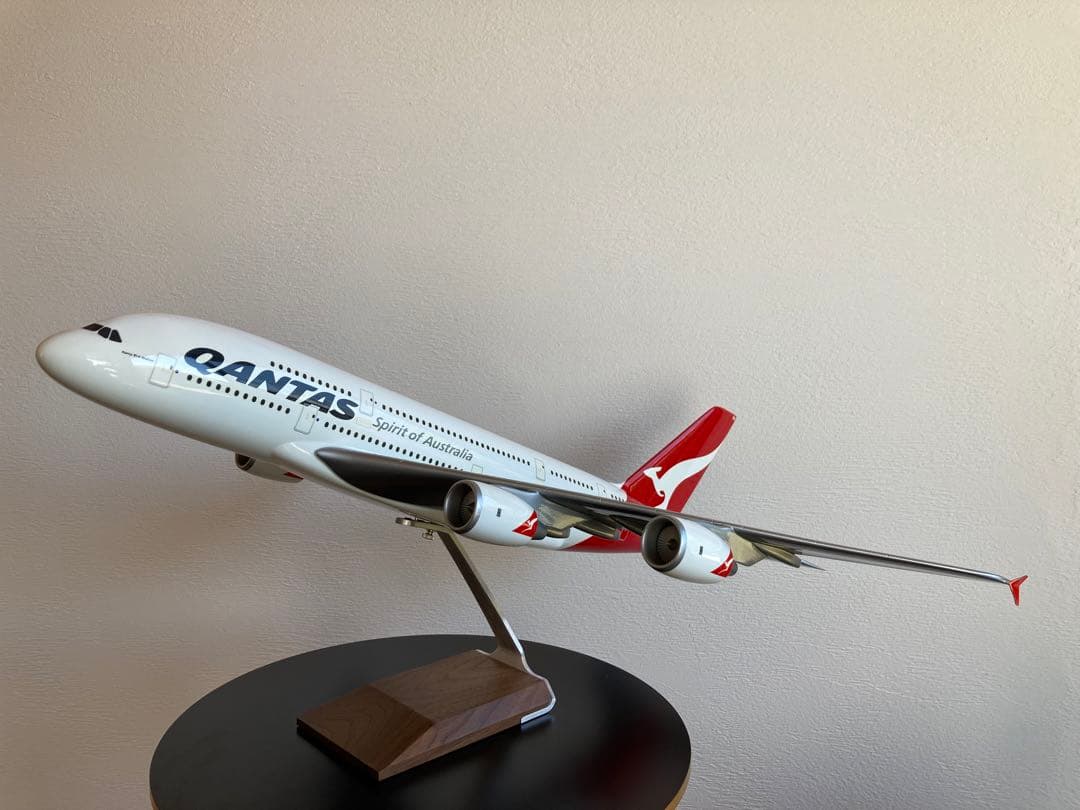 【超レア】 PACMIN カンタス航空A380 1/100デスクトップモデル