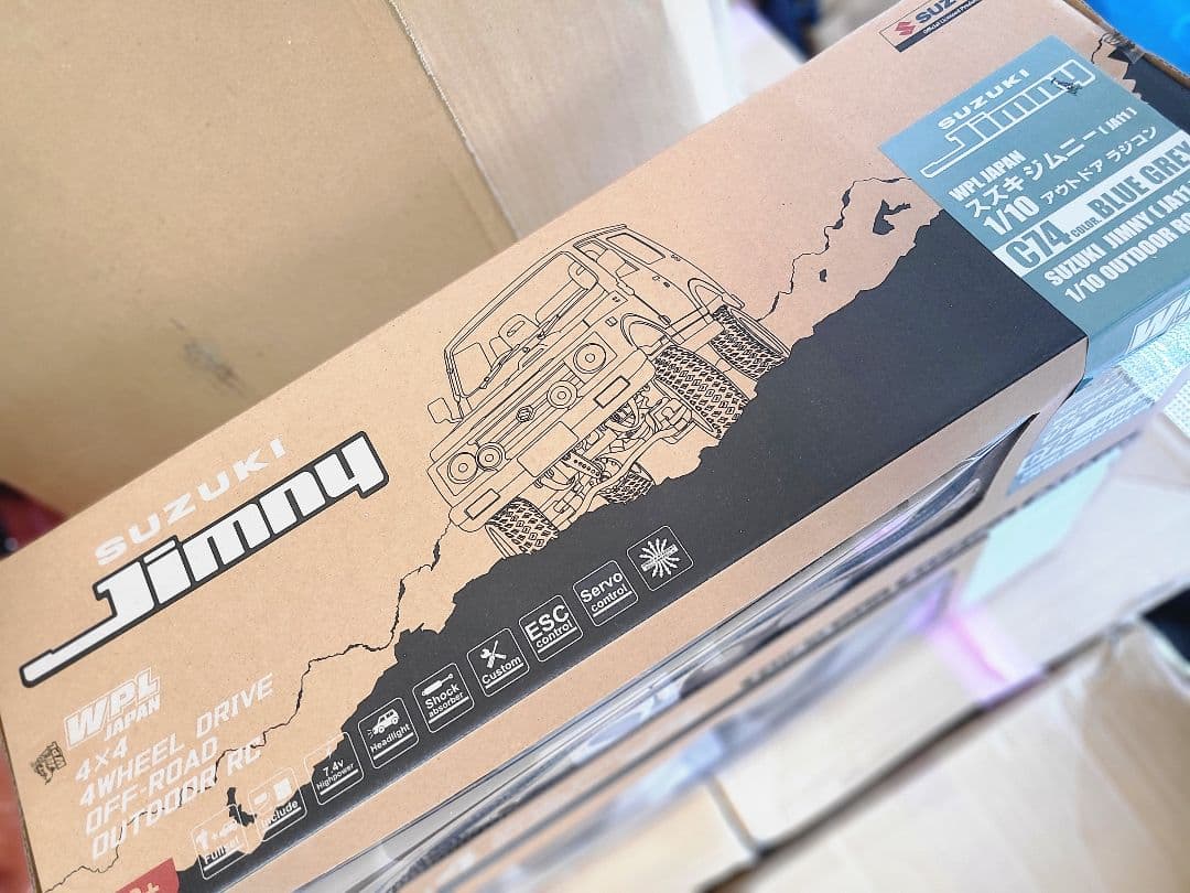 【新品】スズキ ジムニー 1/10 オフロードRC コヨーテ＆グレー WPL