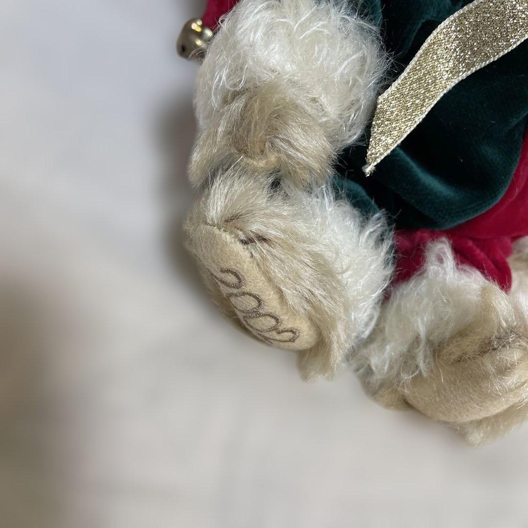 新品　steiff シュタイフ リトルサンタ2002 テディベア 20cm 日本