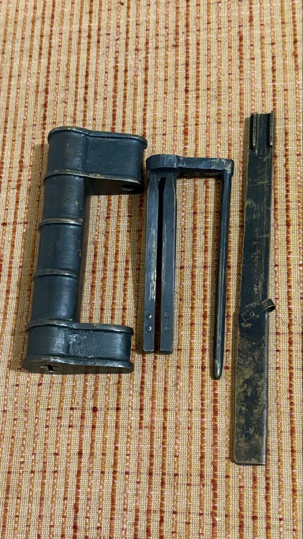 古民具　錠前　和錠前　蔵戸鍵　江戸時代　骨董　アンティーク　オブジェ