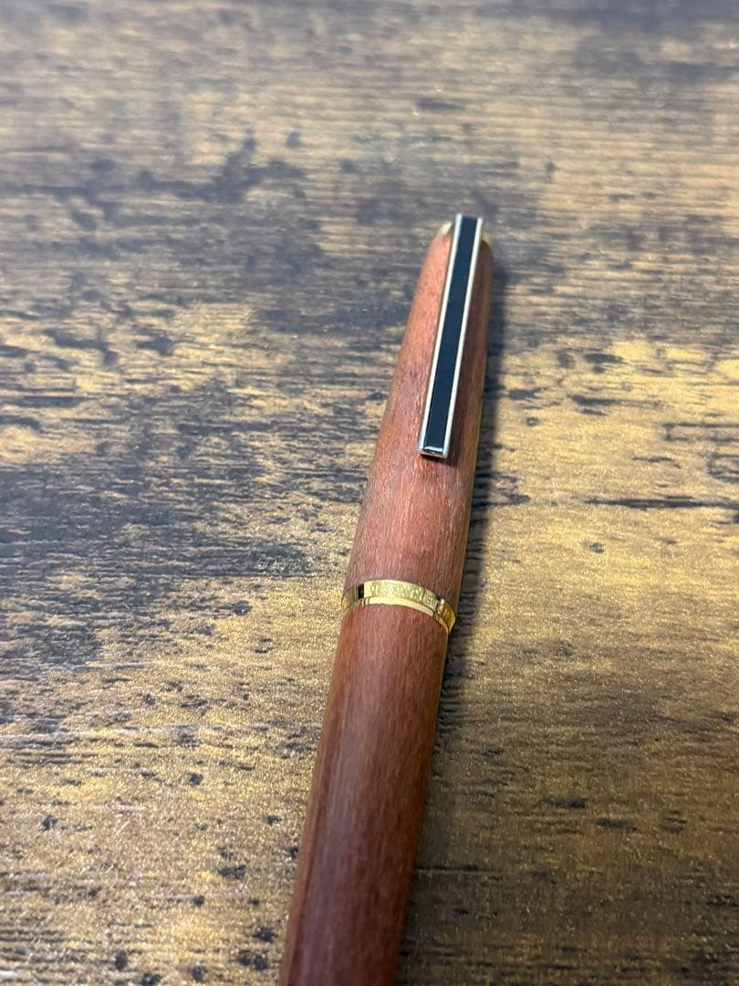 筆記確認&洗浄済　1972年製　初代カスタム　イタヤカエデ 18金　万年筆　細字