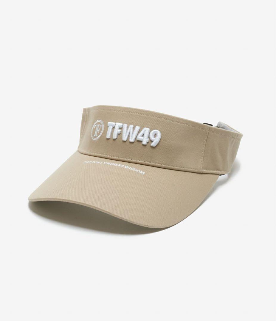 新品タグ付き⭐️2025 新作⭐️ TFW49サークルロゴ⭐️バイザーS ブラック