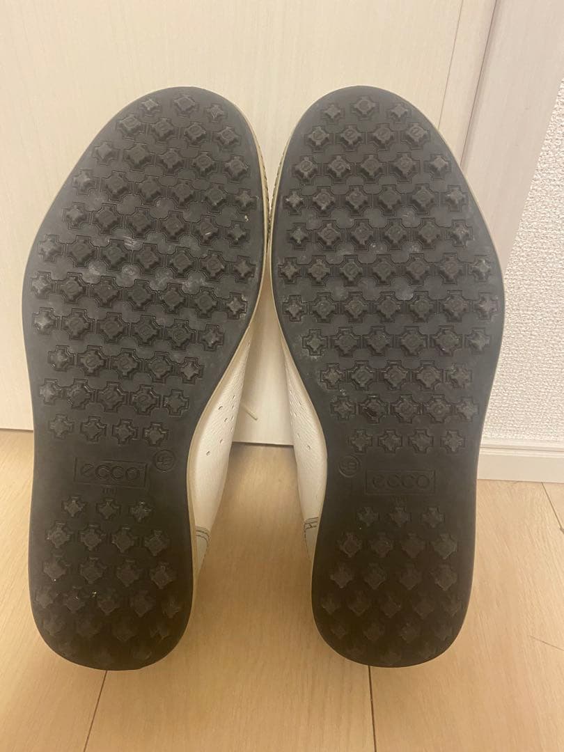 ECCO ホワイト ゴルフシューズ　サイズ43