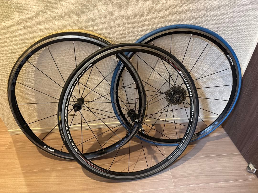 ホイール3本セット　カムシン　RS10 カンパニョーロ　シマノ