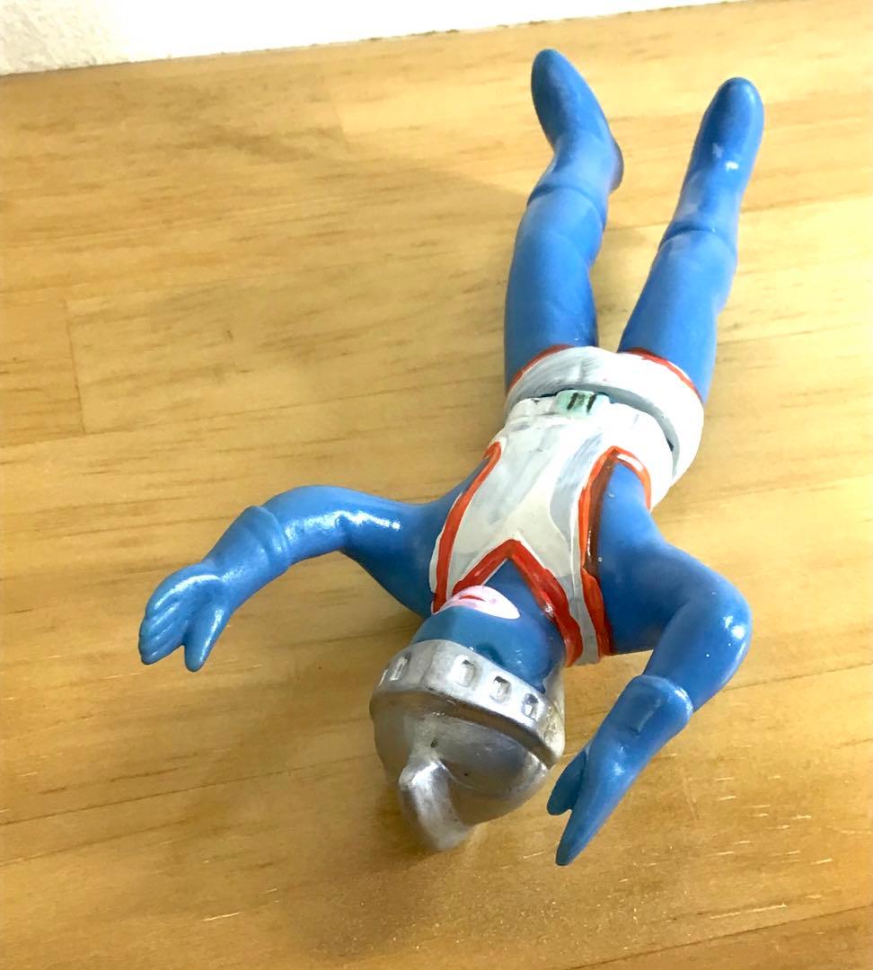 昭和レトロ パチ シルバー仮面 ソフビ 人形 ミニソフビ 駄玩具 特撮 怪獣