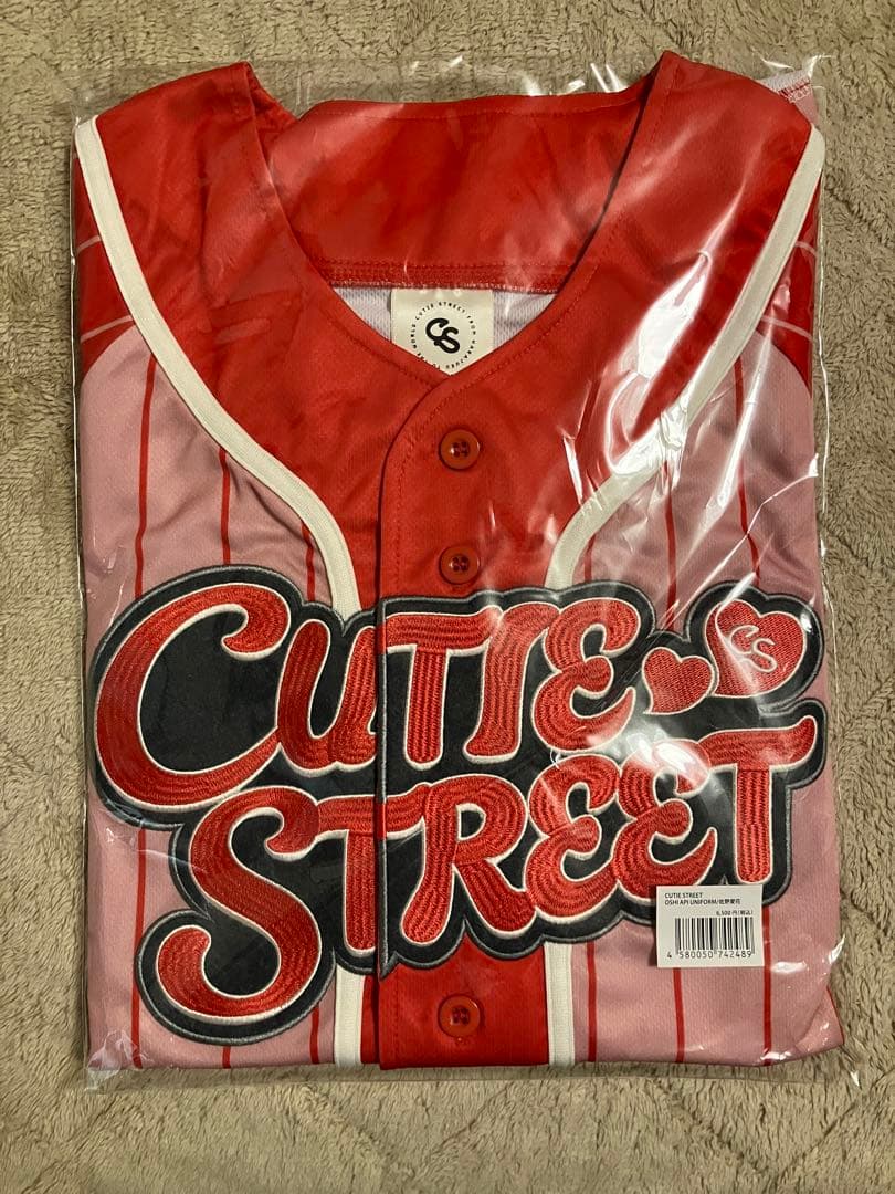 cutie street きゅーすと　推しアピ　ユニフォーム　赤　佐野愛花