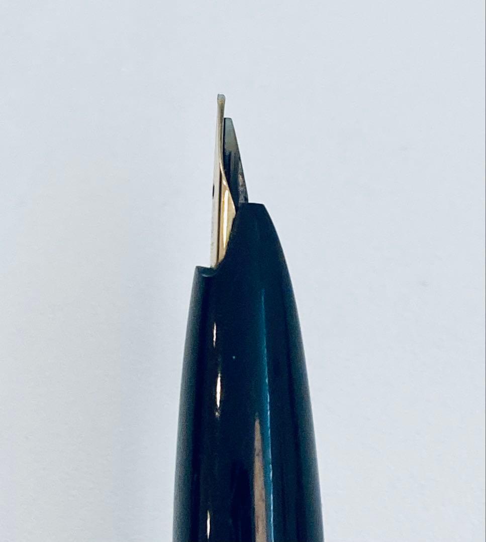 ペン先14K◆プラチナ 高級万年筆 Platinum ショート 14金 ブラック