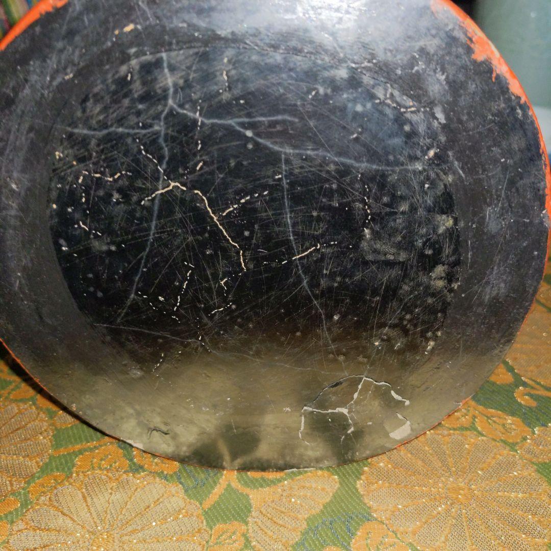 【最終価格】中国骨董　花鳥文時代筆筒　漆芸