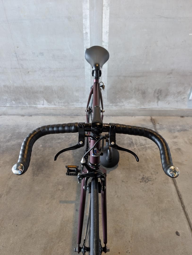 Fuji Feather シングルスピード バイク サイズ52 マットワイン