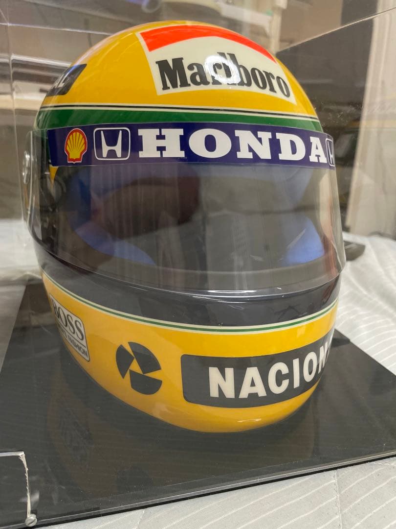 限定100点　アイルトン・セナ　1992 日本GP レプリカヘルメット　証明書付