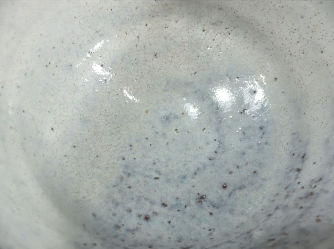 真作保証 吉賀大眉 自作 萩茶碗 日展 文化功労者 コレクター放出品 山口県