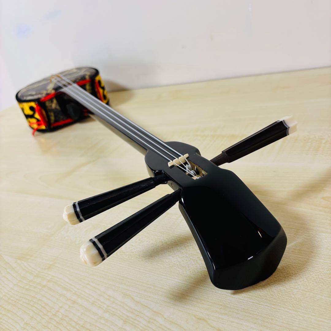 沖縄三線 人工蛇皮 沖縄 民謡 和楽器 三線 送料込み