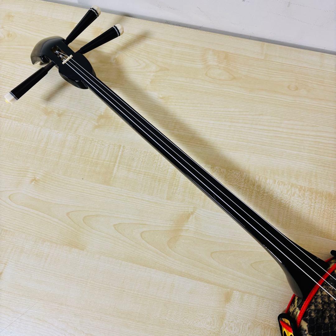 沖縄三線 人工蛇皮 沖縄 民謡 和楽器 三線 送料込み