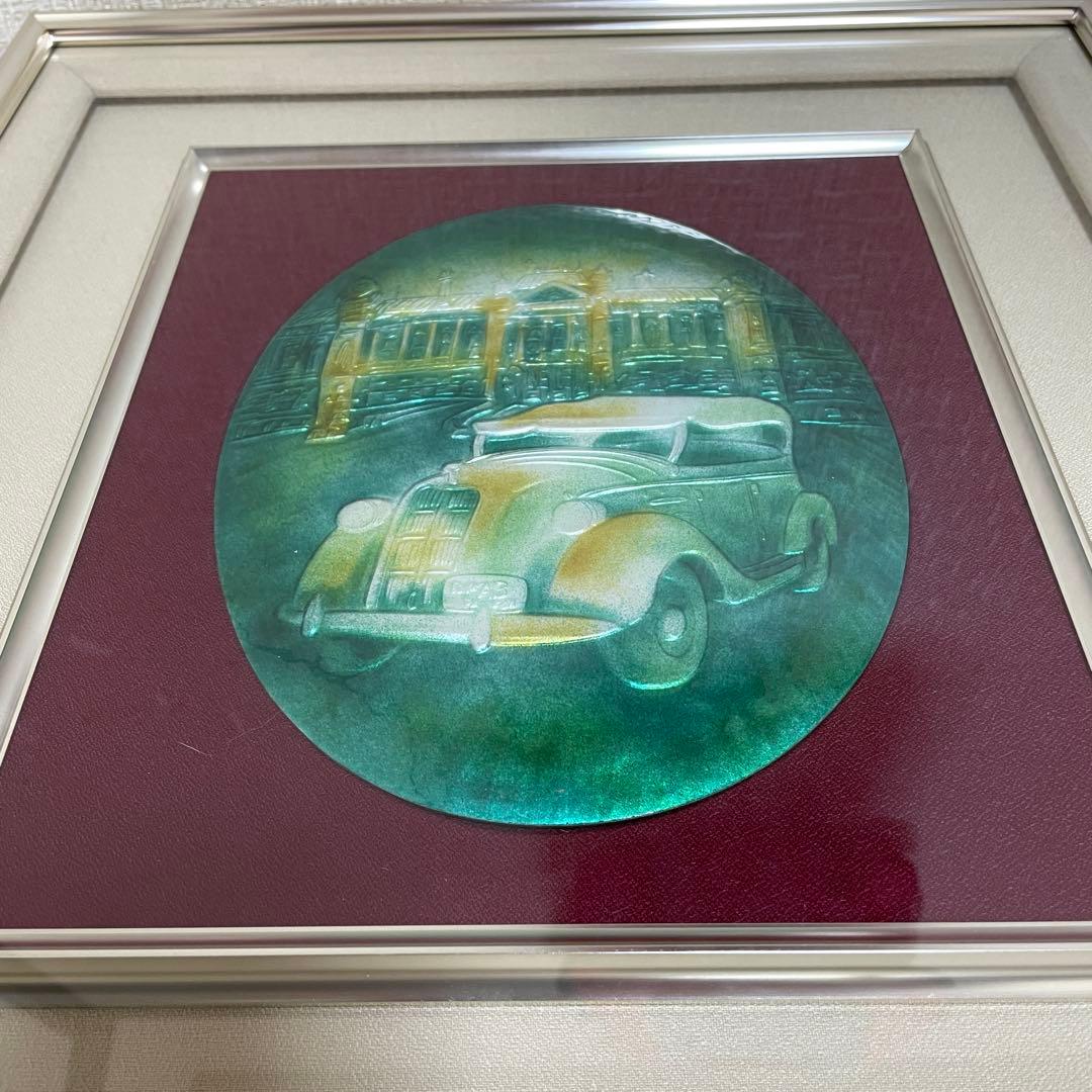 希少 トヨタ 七宝焼 インテリア 飾り モチーフ