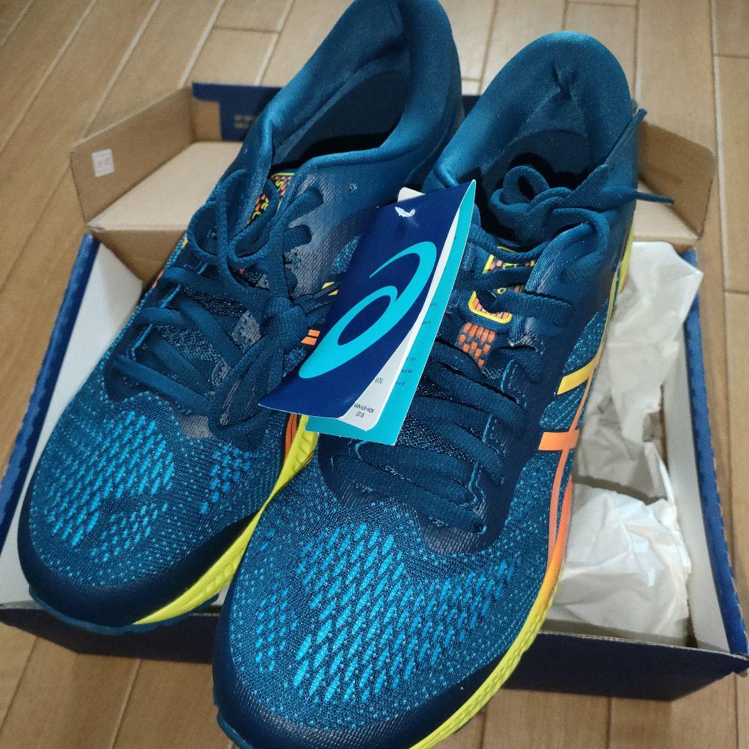 asics ELIMINATE 26 ネイビー/オレンジ/イエロー　26.5cm
