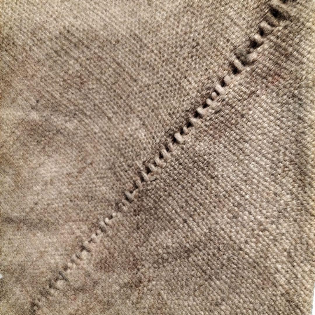 当時物　日本海軍　米袋　佐世保　柿渋染