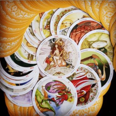 超激レア・タロットカード 丸型 Circle of Life Tarot 占い