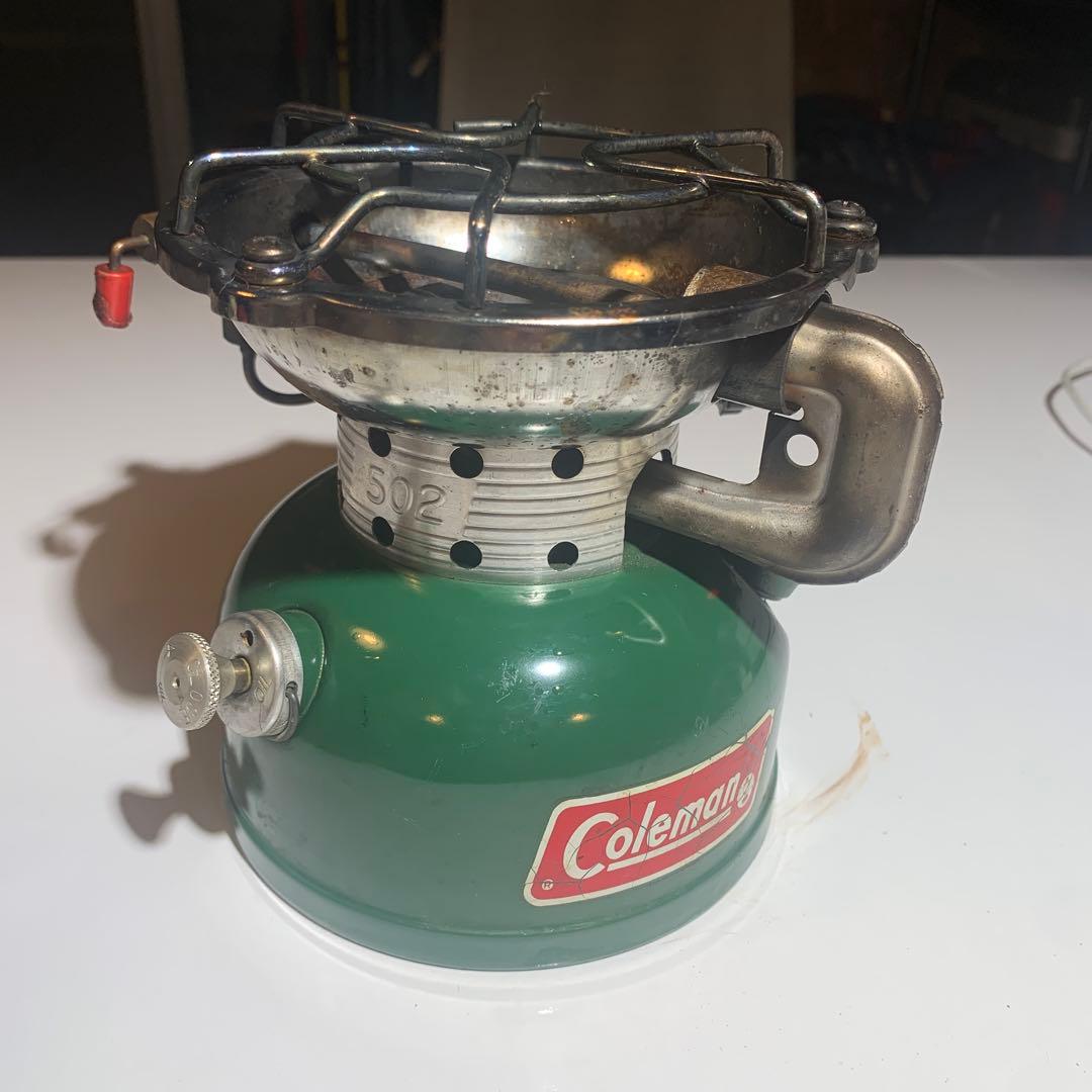 コールマン 502 シングルバーナー 1979 2月 動作OK
