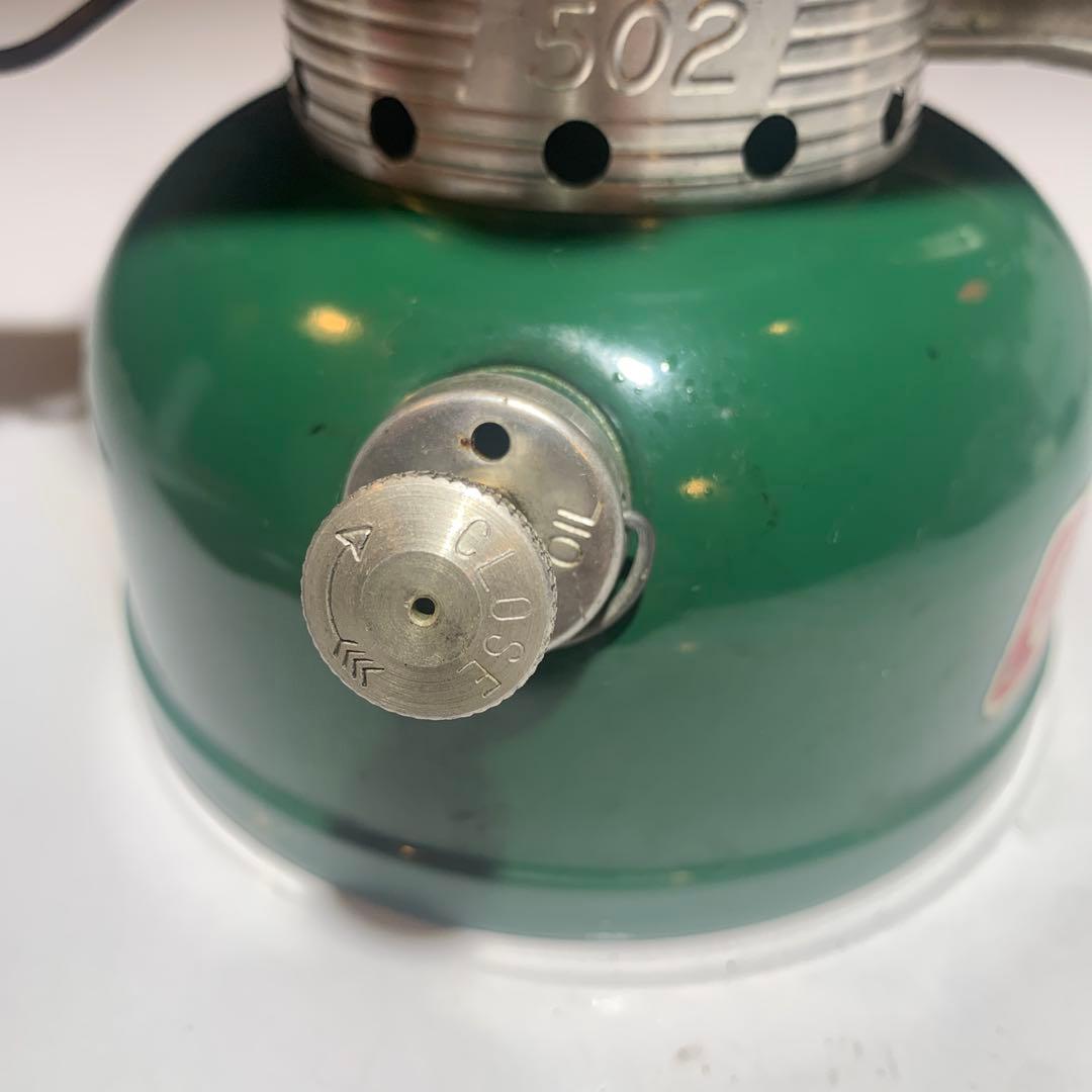 コールマン 502 シングルバーナー 1979 2月 動作OK