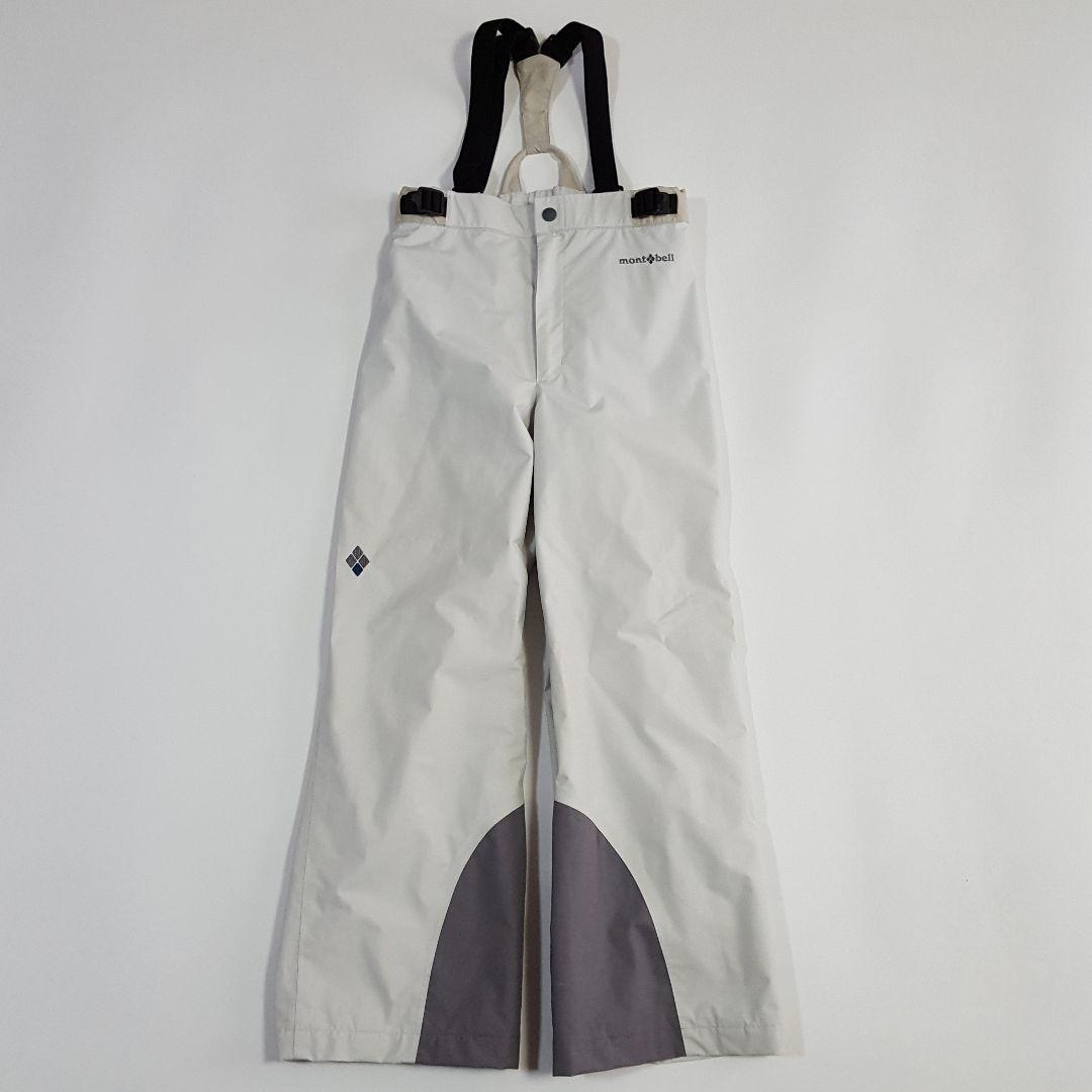 モンベル キッズ140 スノーウェア 上下セット パウダーライトJ アルパインP