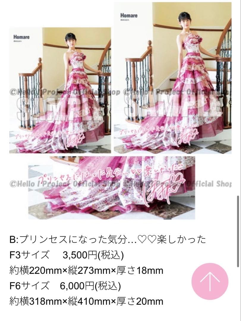 岡村ほまれ　モーニング娘。'20 キャンバスアート　F3