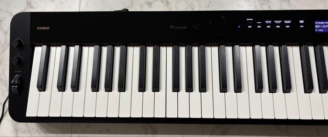 CASIO/電子ピアノ Privia PX-S3100BK ケース、ペダル付き