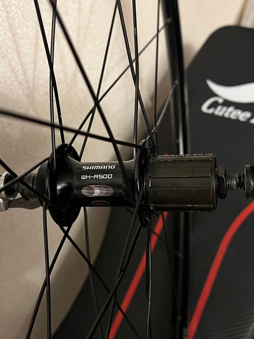 Shimano WH-R500 完組ホイール 700C タイヤ2本付き