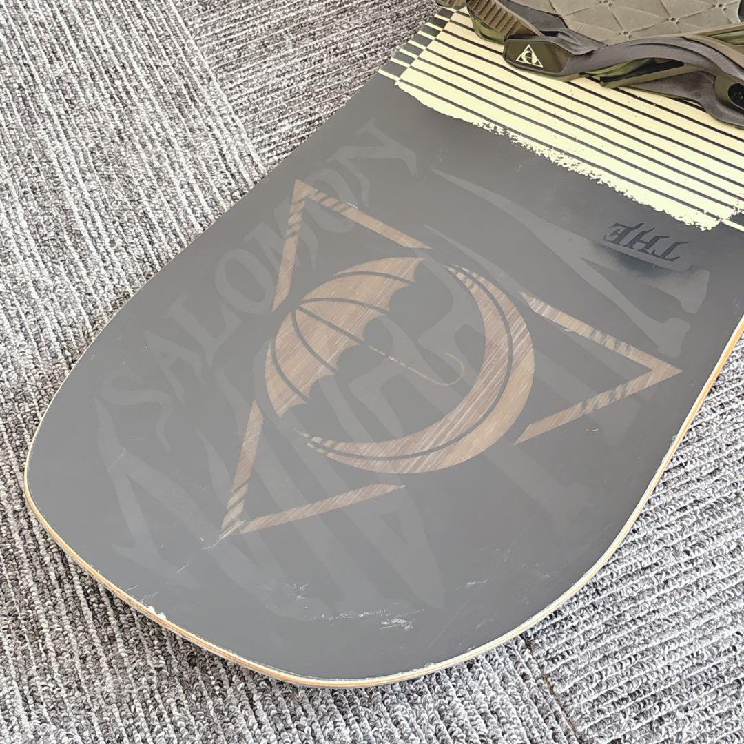 85超豪華❗️サロモン/THE VILLAINメンズスノーボードセット★155cm