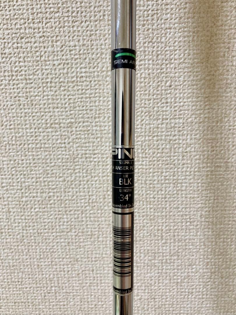 【レフティ】ピン アンサー シグマ2 渋野日向子 全英優勝時 使用モデル