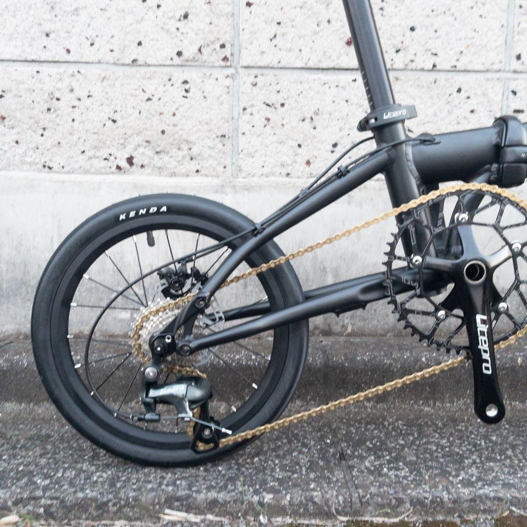 K3 PLUS★超軽量★折り畳み 自転車 Tiagra 10速 マットブラック