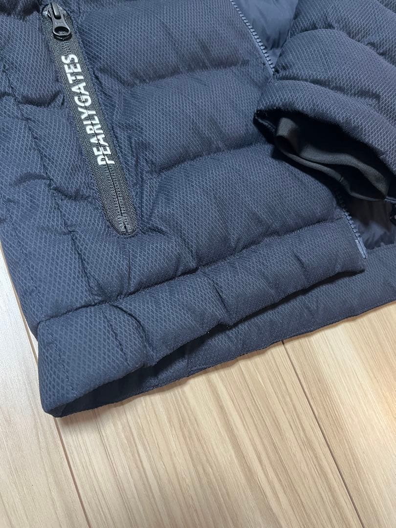 パーリーゲイツ　ネイビー　中綿キルティングダウン　サイズM