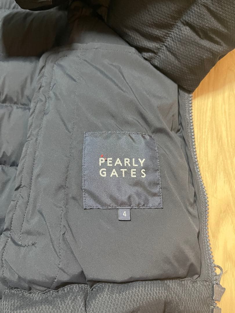 パーリーゲイツ　ネイビー　中綿キルティングダウン　サイズM