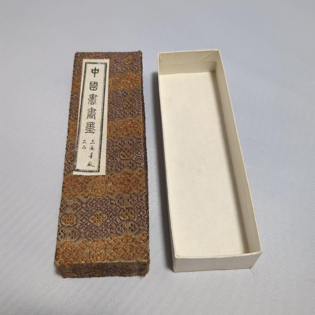 中国 書画墨 古墨 松鶴遐齢 未使用 骨董品