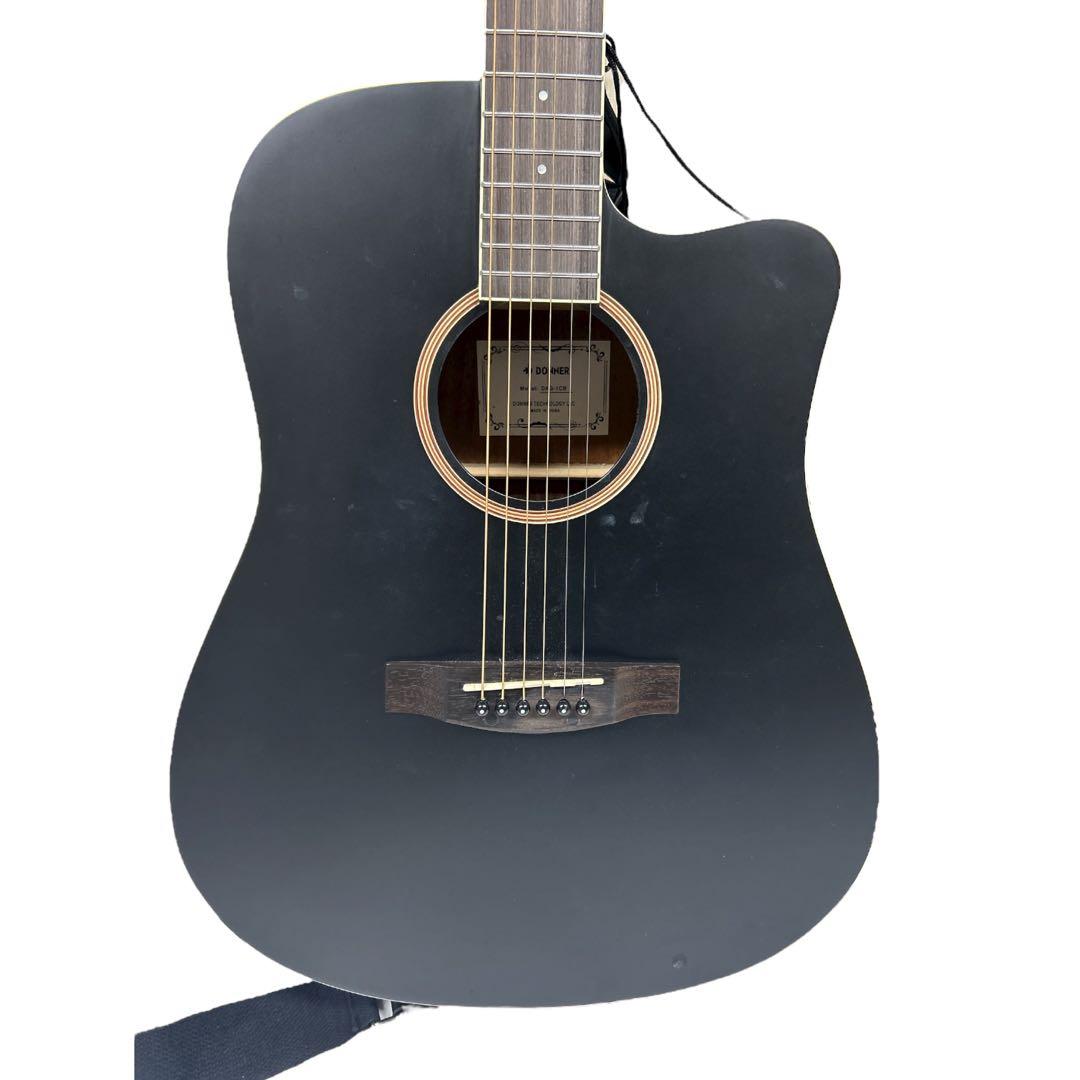 ☆ DONNER アコースティックギター DAG-1CB ブラック ドナー
